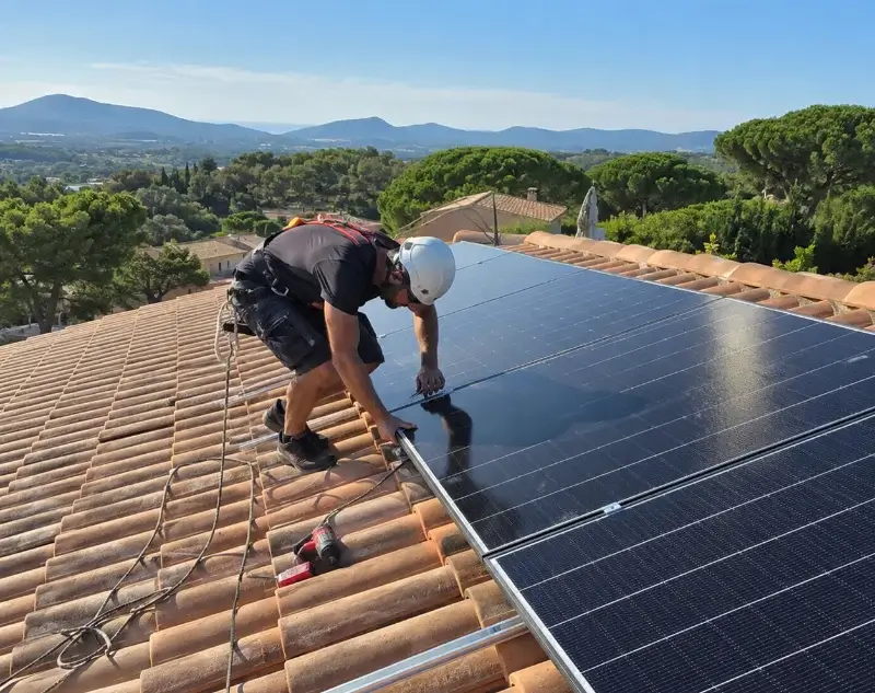 Installateur panneaux solaires Alles-sur-Dordogne — pose photovoltaïque sur toiture
